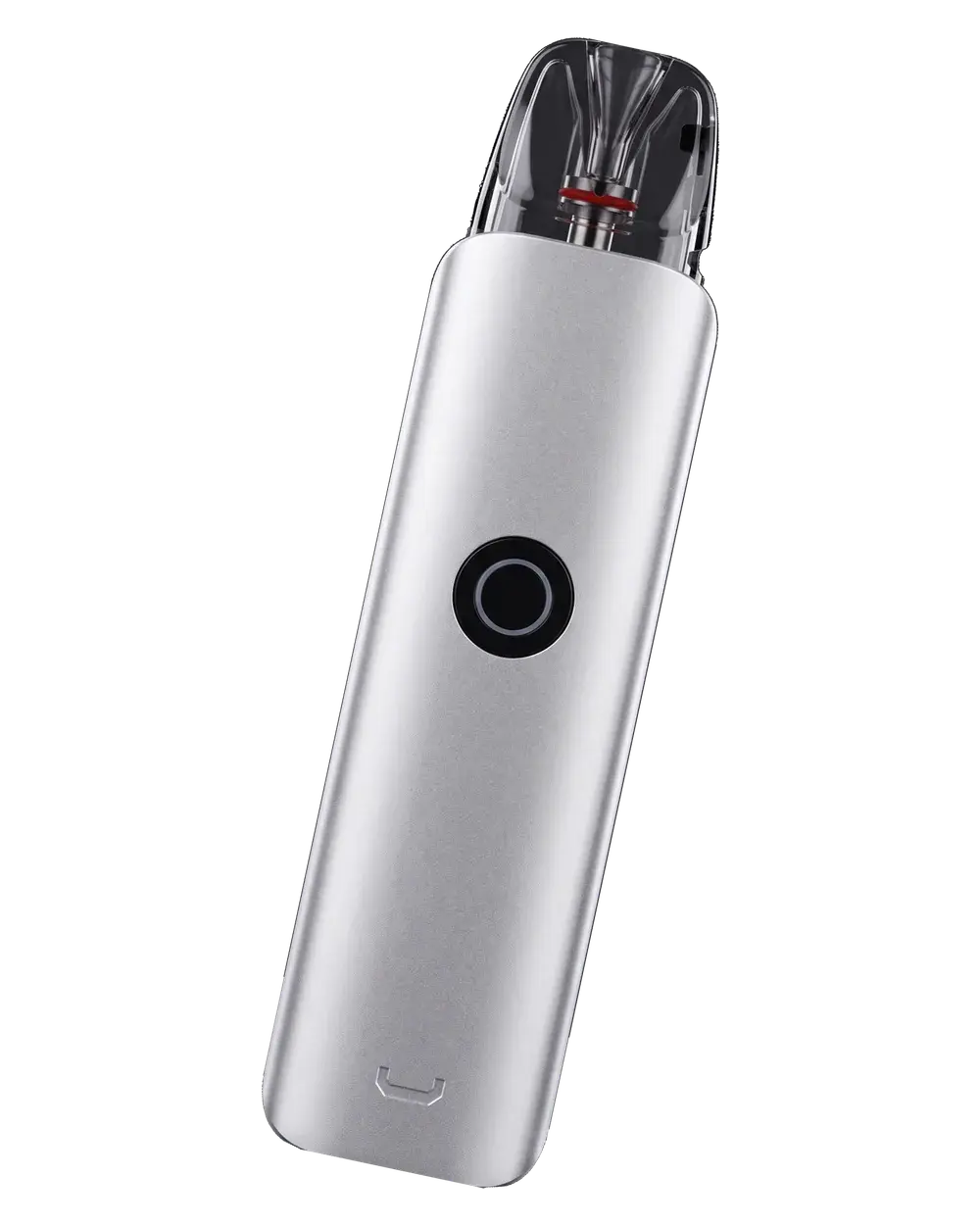 UWELL Caliburn G4 Classic, Classic Silver, three-quarter view