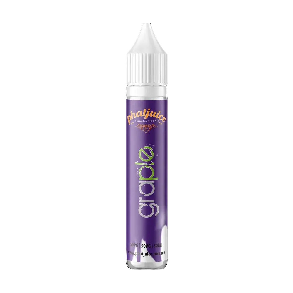 Graple freebase e-liquid bottle, studio photo
