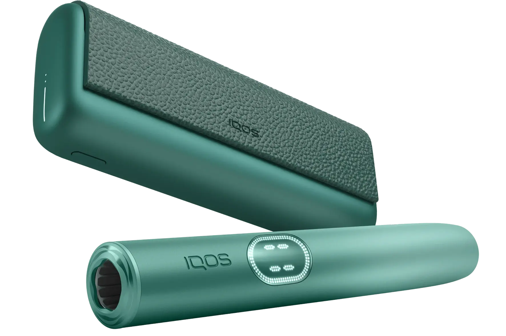 IQOS ILUMA i PRIME, Aspen Green, isolated official product render