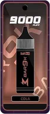 SALTHUB M Bar 9K, Cola — pack, from SALTHUB's flavour chart