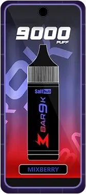 SALTHUB M Bar 9K, Mixberry — pack, from SALTHUB's flavour chart