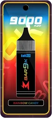 SALTHUB M Bar 9K, Rainbow Candy — pack, from SALTHUB's flavour chart