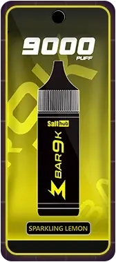 SALTHUB M Bar 9K, Sparkling Lemon — pack, from SALTHUB's flavour chart