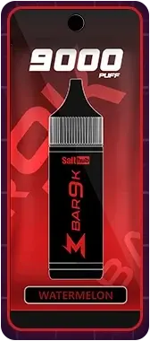 SALTHUB M Bar 9K, Watermelon — pack, from SALTHUB's flavour chart