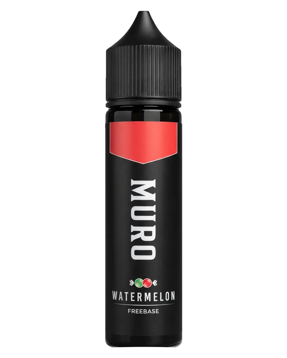 Muro Freebase 60ml e-liquid bottle, Watermelon, studio photo