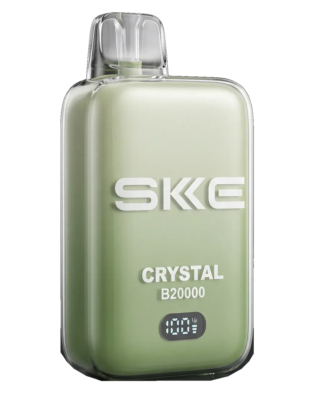 SKE Crystal B20000 disposable, Thai Milk Green Tea, studio photo