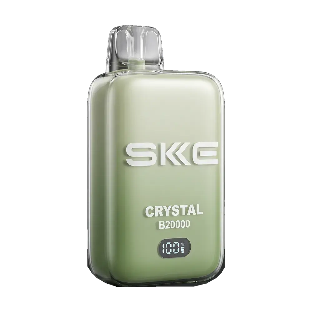 SKE Crystal B20000 disposable, Thai Milk Green Tea, studio photo