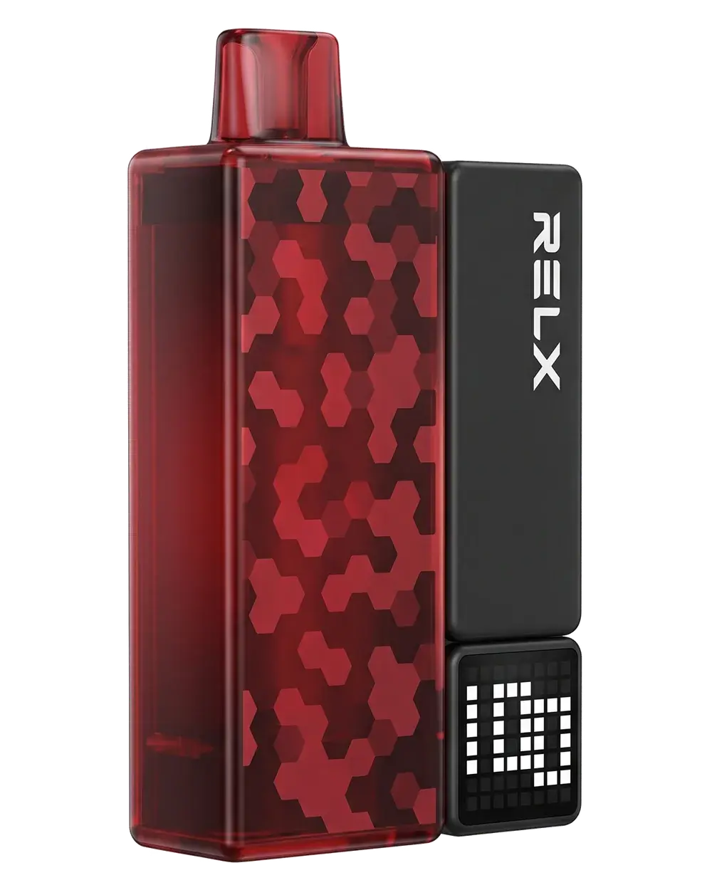RELX Creator 20K Boost pod fitted to the RELX Creator device, studio photo