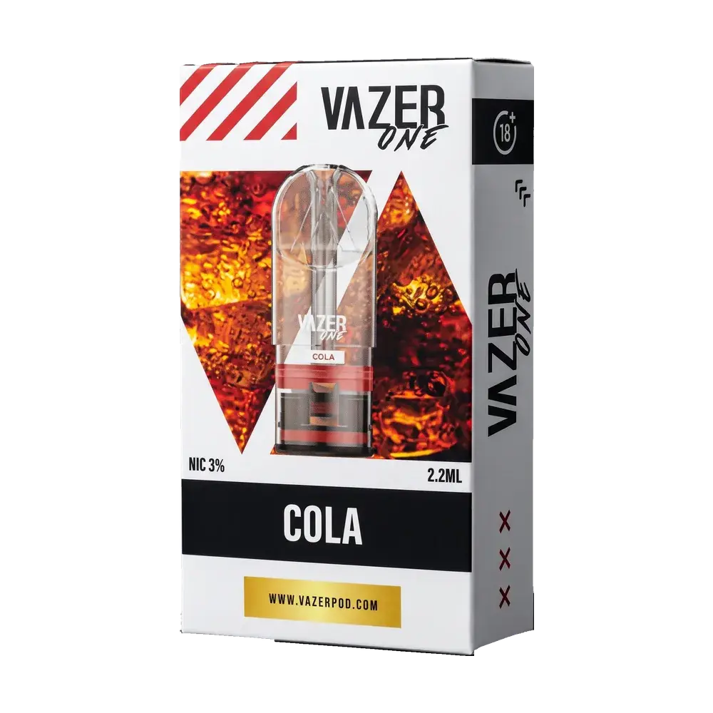 Vazer One pod box, Cola, studio photo