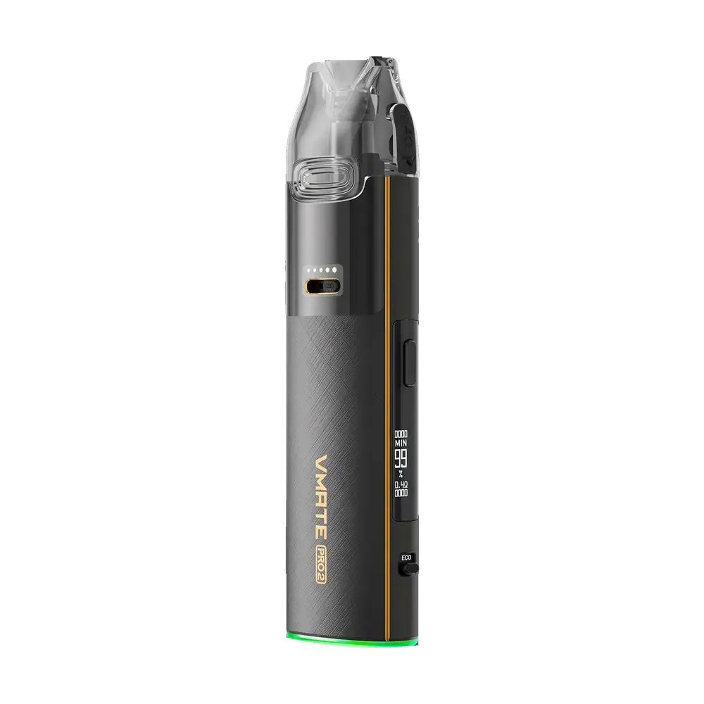 VOOPOO Vmate Pro 2 device, Gilt Black, studio photo
