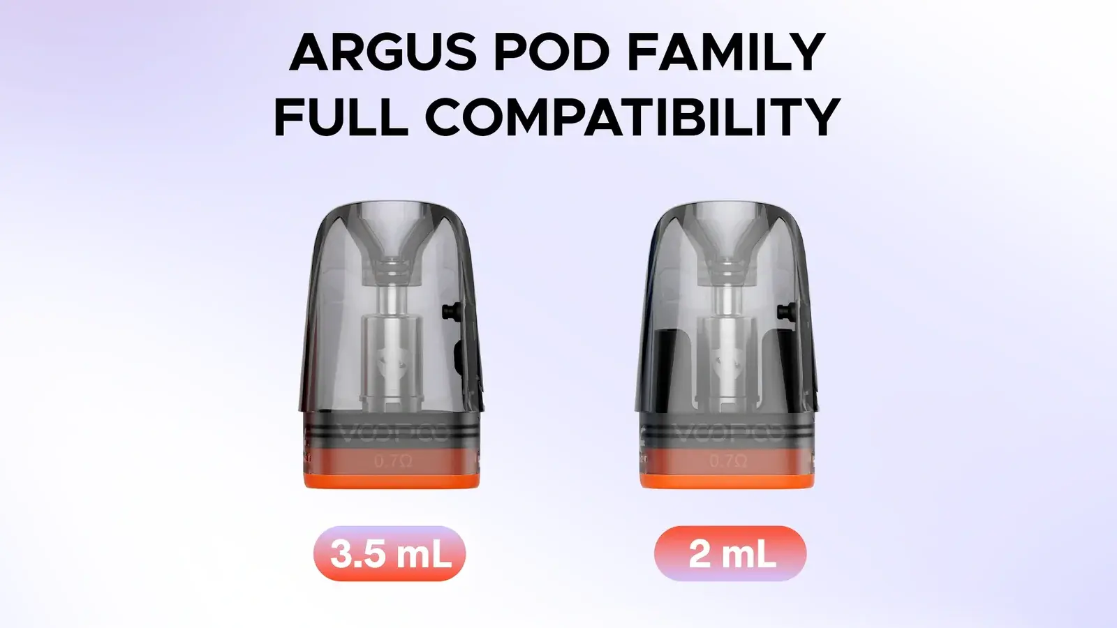 โปสเตอร์ของ VOOPOO: หัวพอตตระกูล ARGUS ใช้ร่วมกันได้ ทั้งหัว 3.5mL และ 2mL