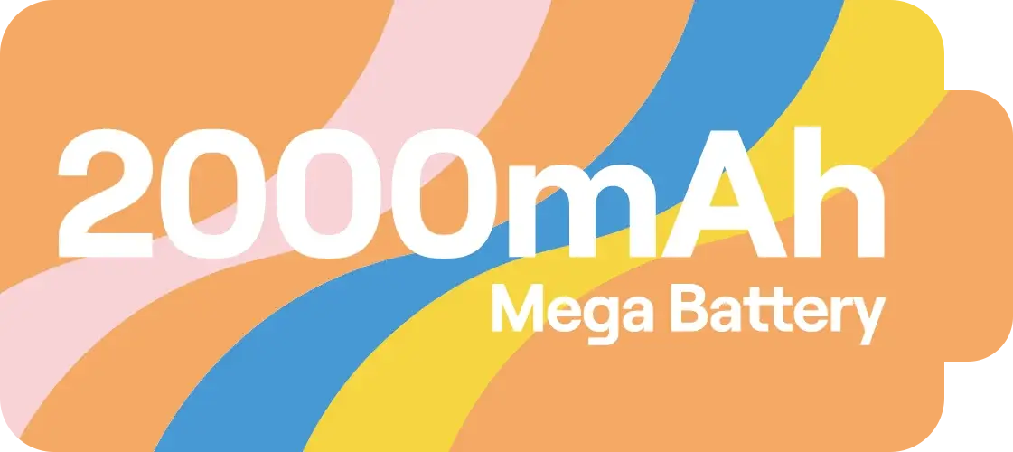 Official UWELL poster — 2000mAh mega battery