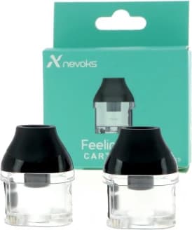 NEVOKS Feelin Mini refillable pod cartridge, box of 2, isolated product shot