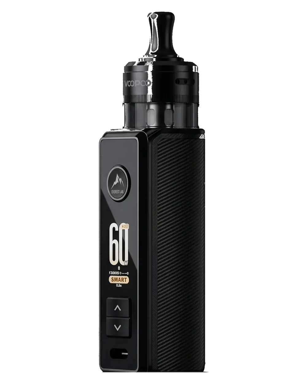 VOOPOO DRAG S3, Spray Black, upright front view