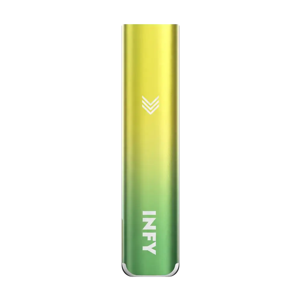 INFY POD device body, Lime Green, studio photo