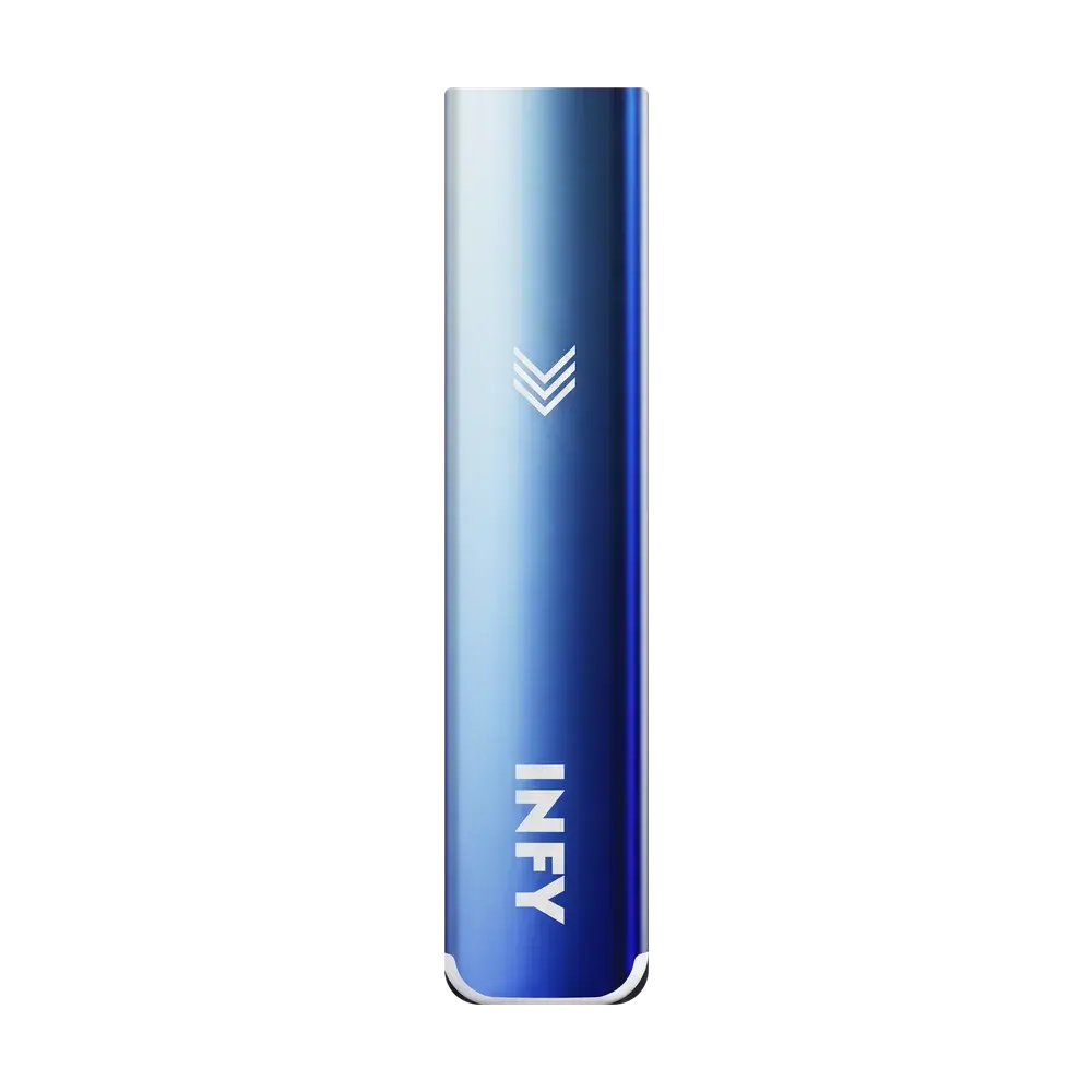 INFY POD device body, Ocean Blue, studio photo
