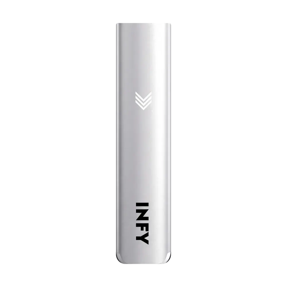 INFY POD device body, Pearl White, studio photo