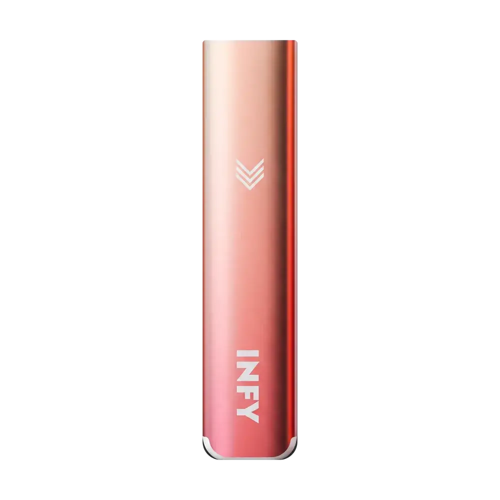 INFY POD device body, Peach Pink, studio photo