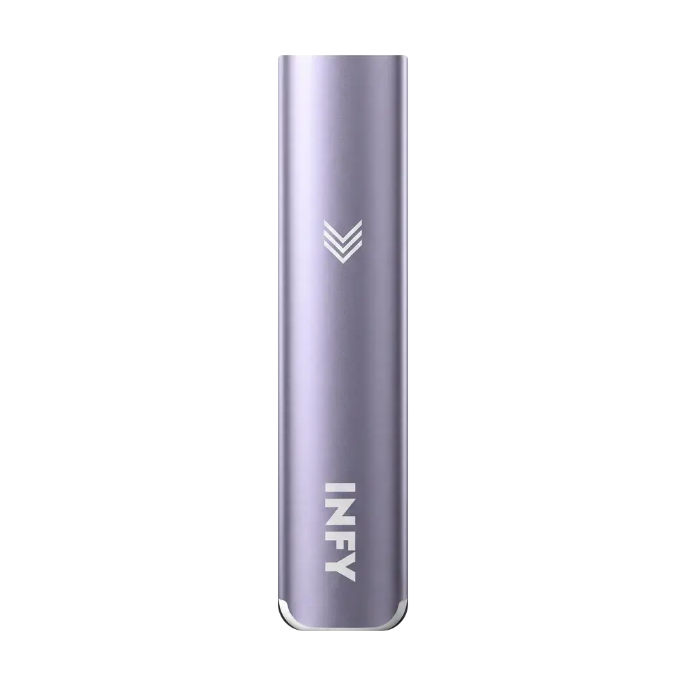 INFY POD device body, Aster Purple, studio photo