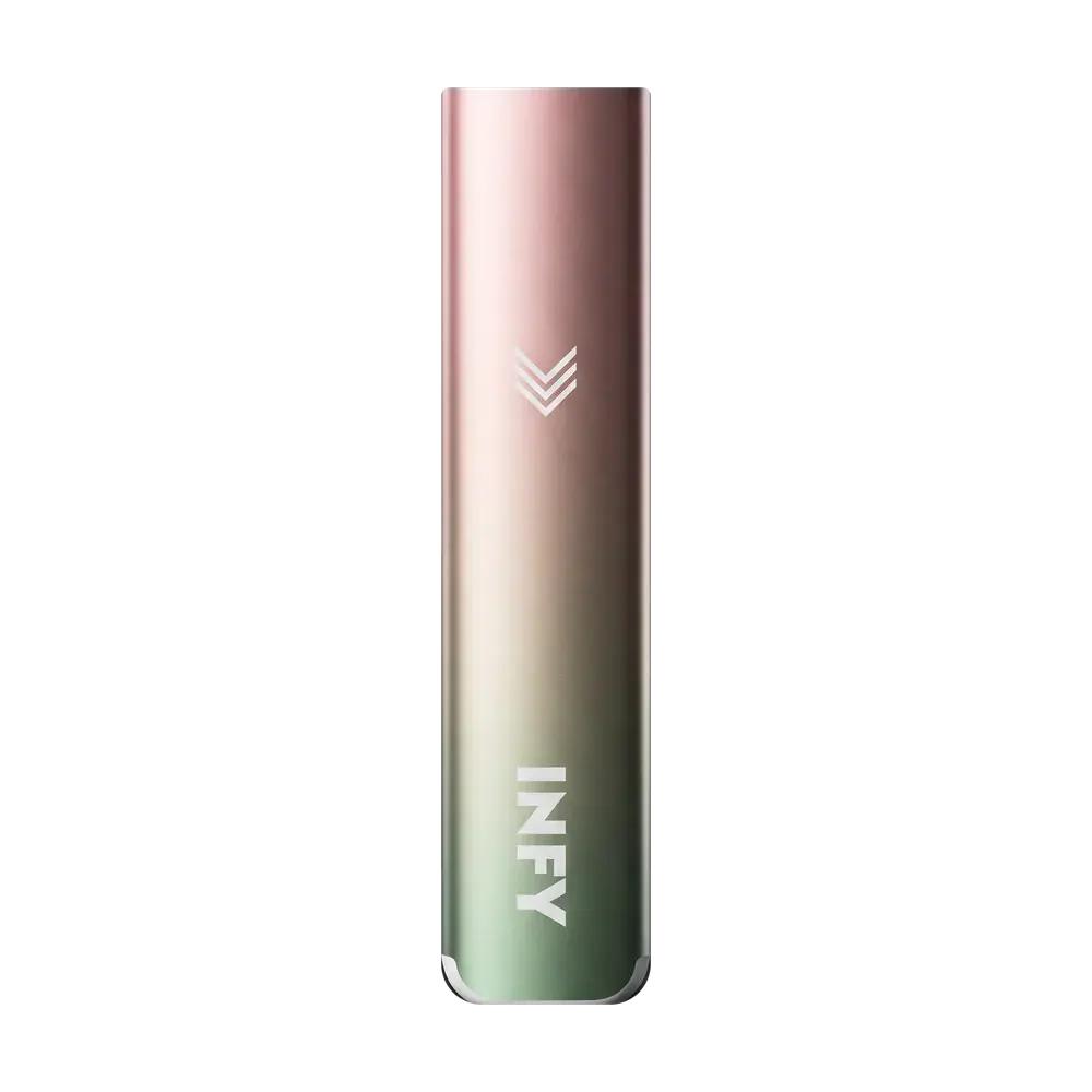 INFY POD device body, Jade Pink, studio photo