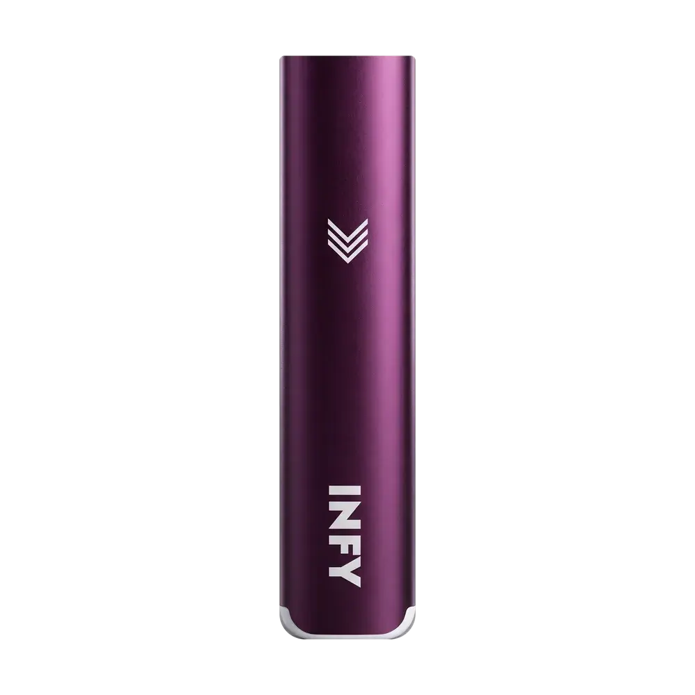 INFY POD device body, Purple Moon, studio photo