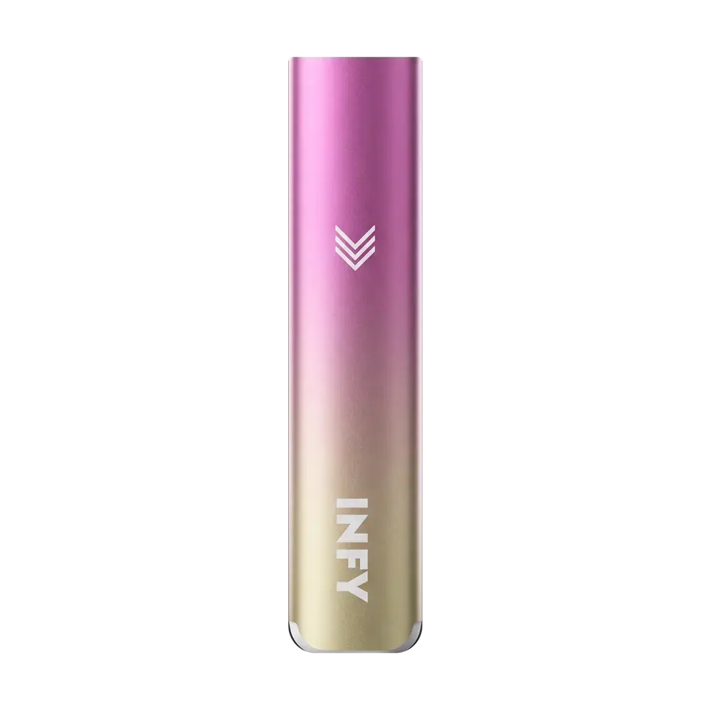 INFY POD device body, Ivory Pink, studio photo