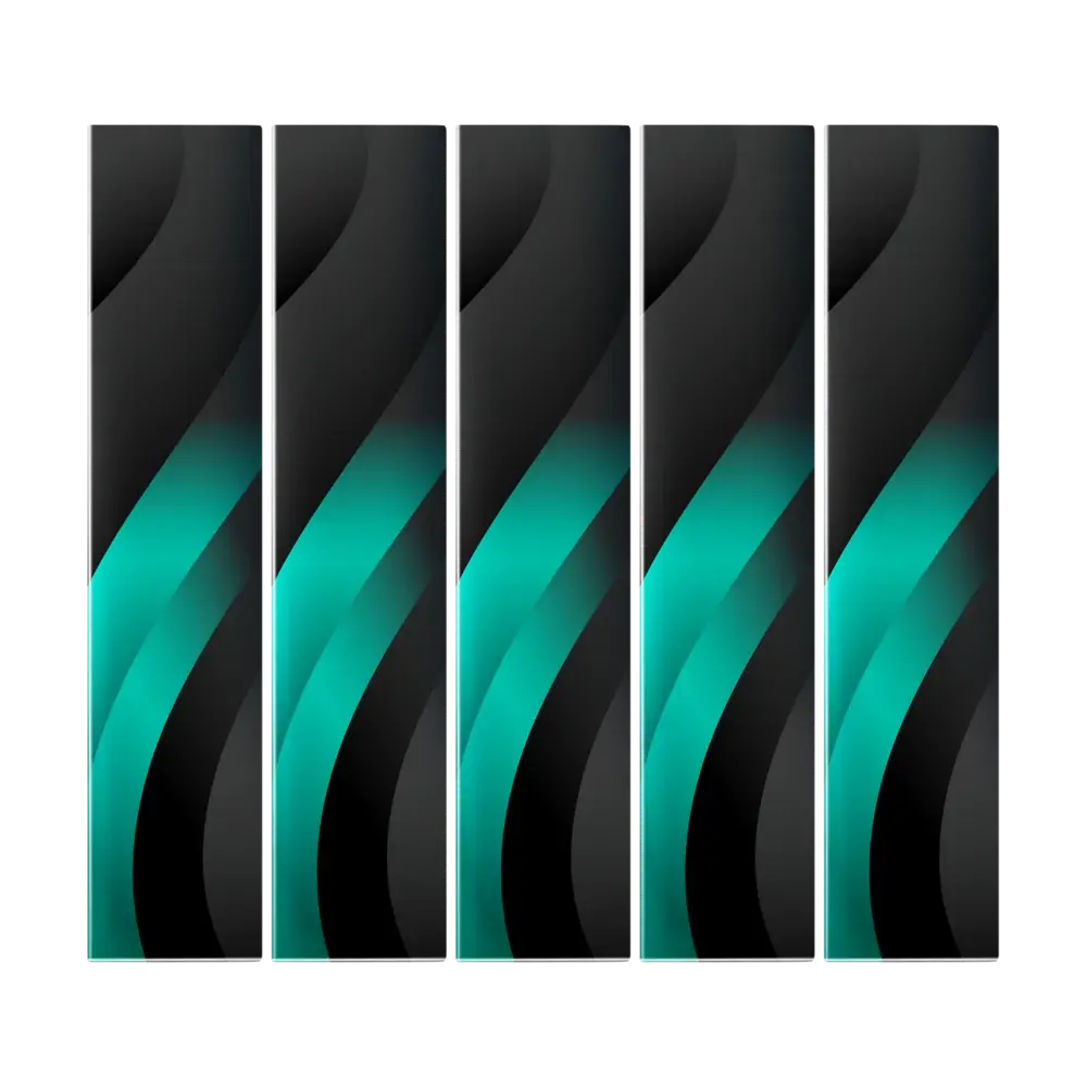 IQOS TEREA Black Green, five sticks — official flavor note: Frosty Pear