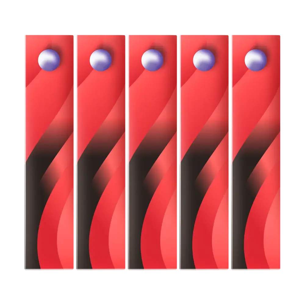 IQOS TEREA Strawberry Pearl, five sticks — official flavor note: Strawberry & Basil with Menthol, capsule filter, Clove
