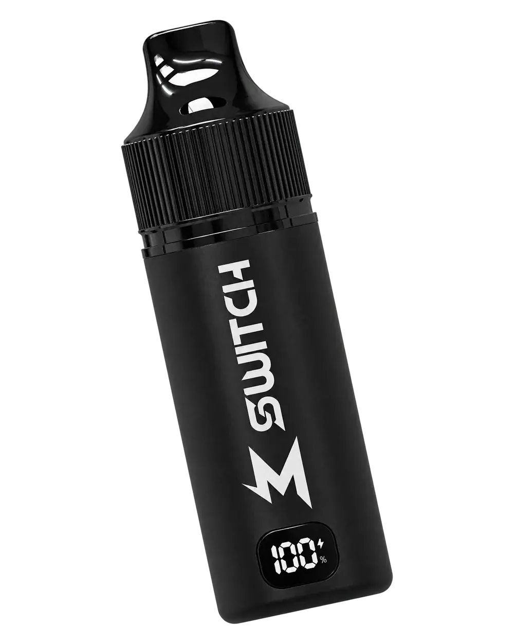SALTHUB M Switch Kit, black body with digital battery display, tilted