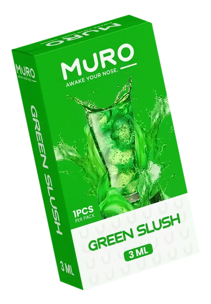 Muro 3ML, Green Slush flavor box