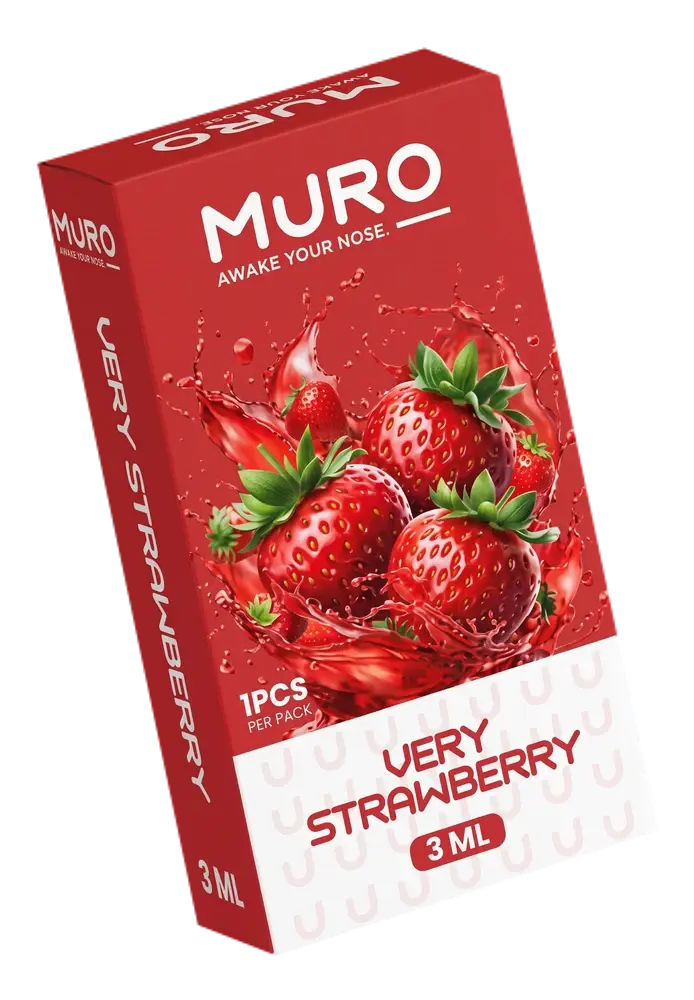 Muro 3ML, Very Strawberry flavor box