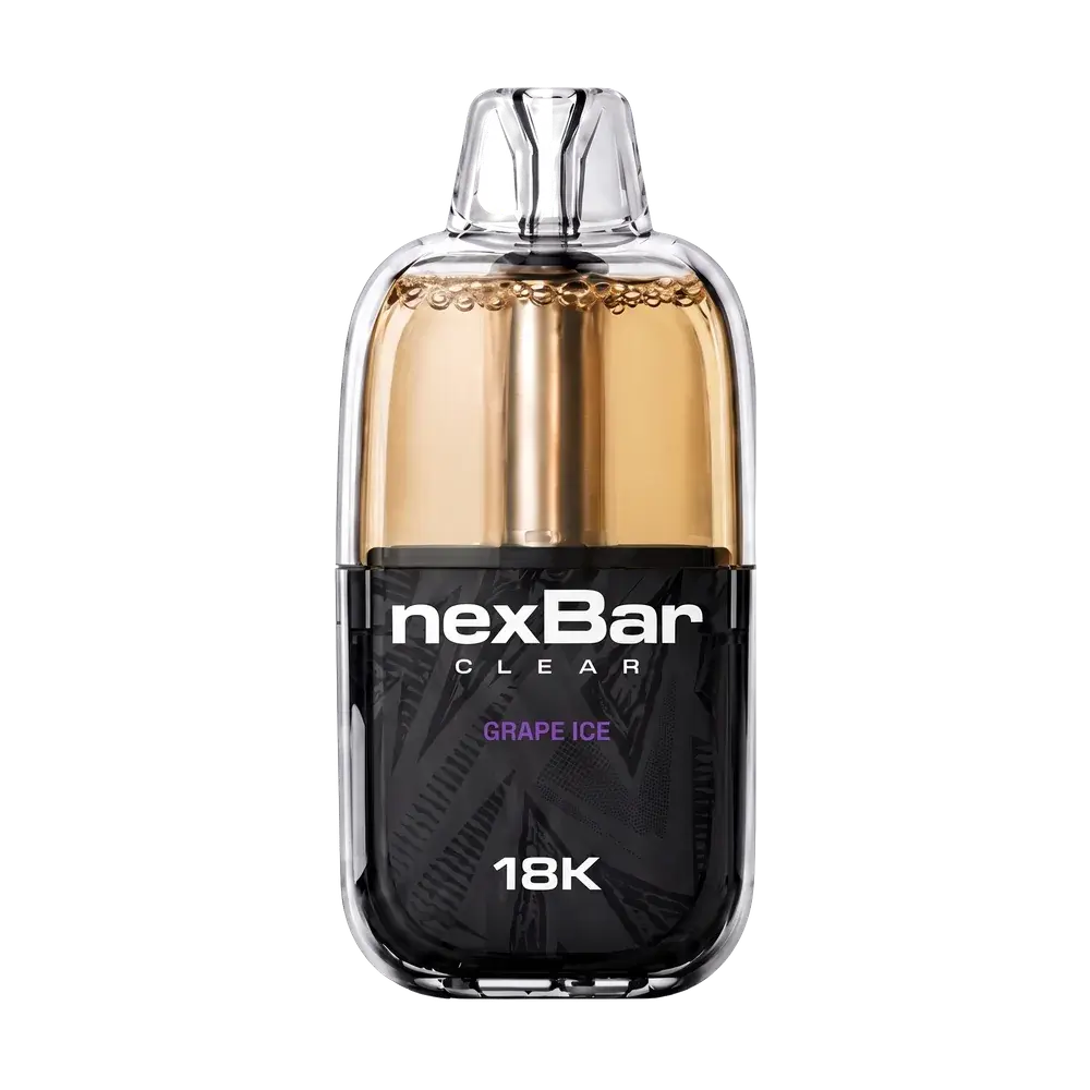 nexBar CLEAR 18K, Grape Ice
