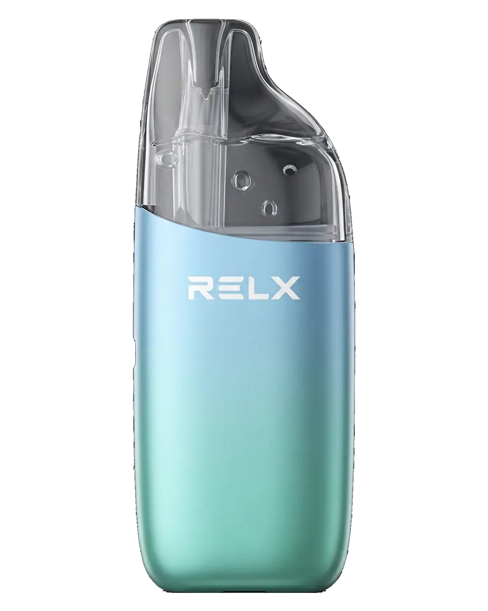 RELX LUMI 18K disposable, blue-mint, studio photo