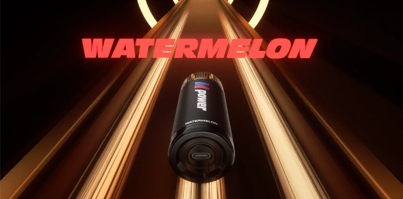 TFIT poster — the M Power 20K Watermelon in a lit tunnel, "WATERMELON" above it